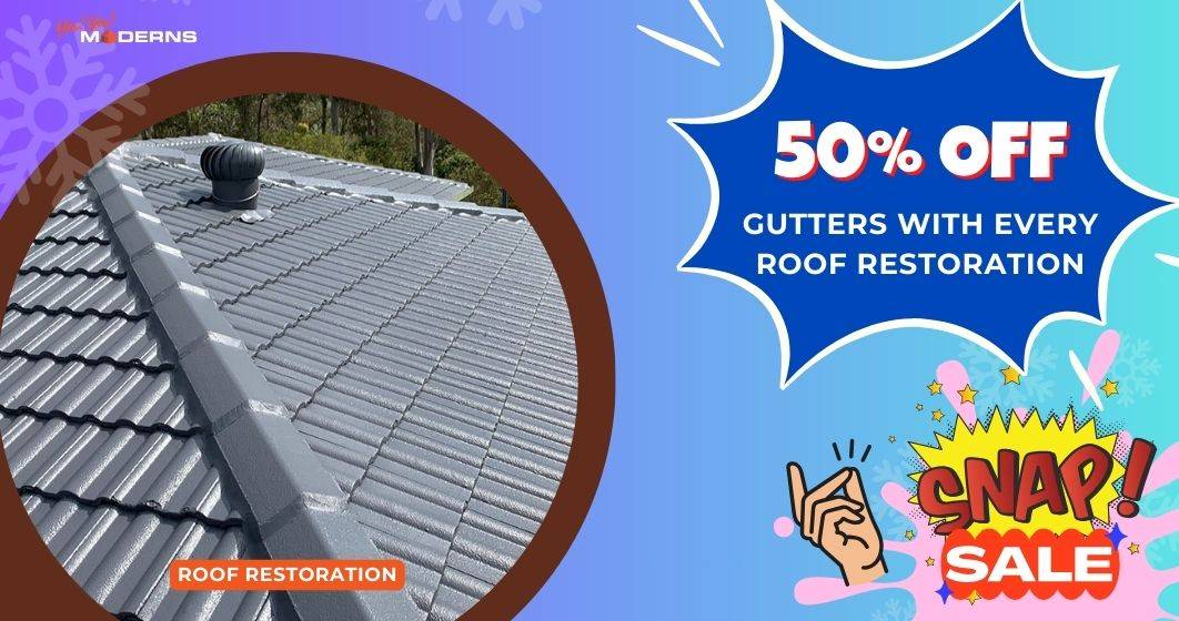 Modern Roof Restoration Snap Sale